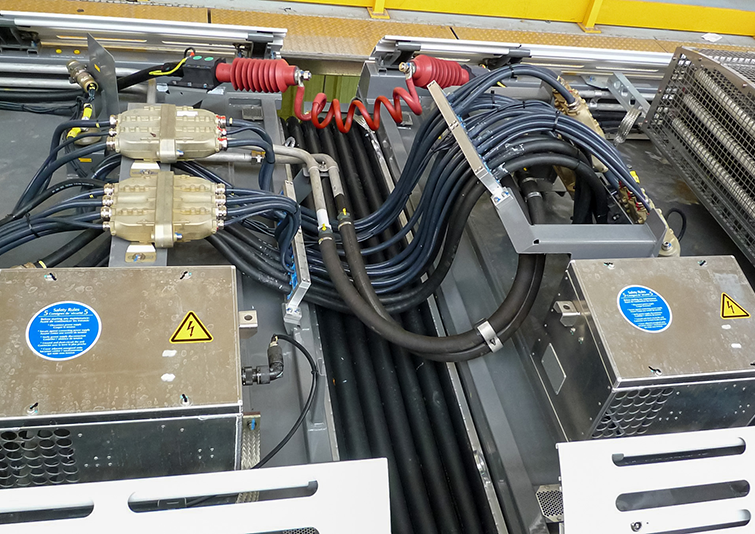 Roof top cable clamps