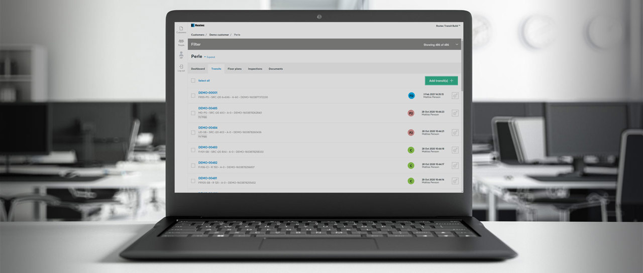 预约 Roxtec Transit Build™ 的演示