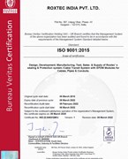 ISO 9001 证书 Roxtec India PVT LTD